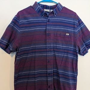 Vans button down short sleeve shirt - L